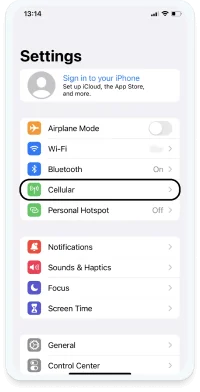 Hướng dẫn cài eSIM iOS 17.3 trở xuống — bước 1
